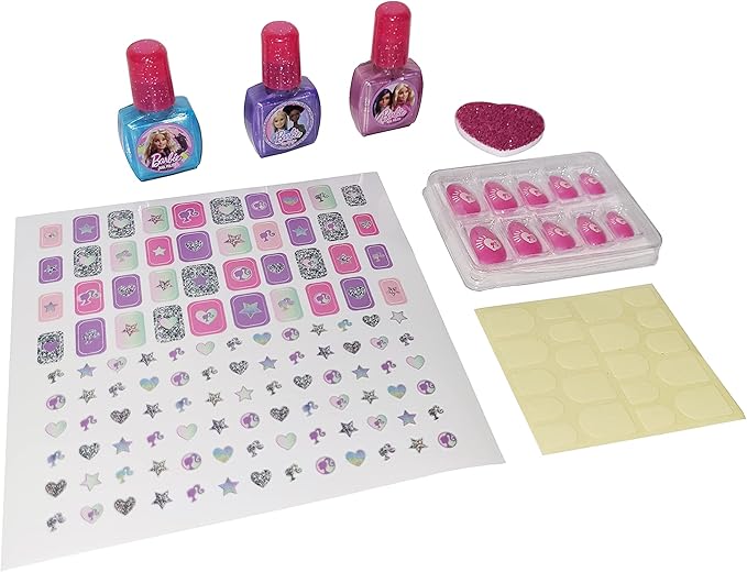 Barbie Nail Art Set Medium II – Kids Beauty Playset - Image 2